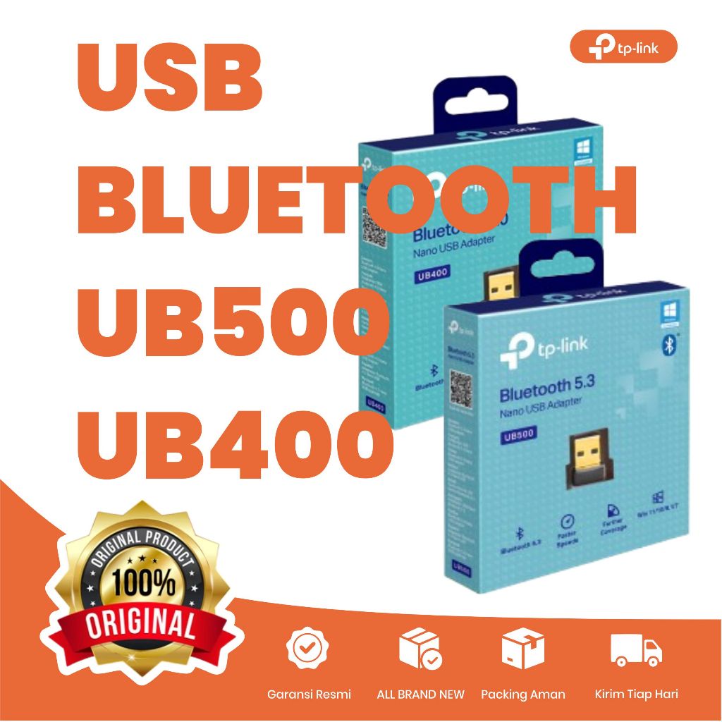Jual TP-LINK UB500 / UB400 USB Bluetooth V5.3 / V4.0 USB Nano Adapter ...