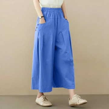Celana Kulot Linen Jumbo Wanita ANOYA