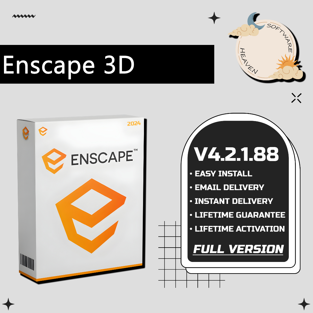 Jual Enscape 3D 4.2.1.88 + Assets Library + Material Library Full ...