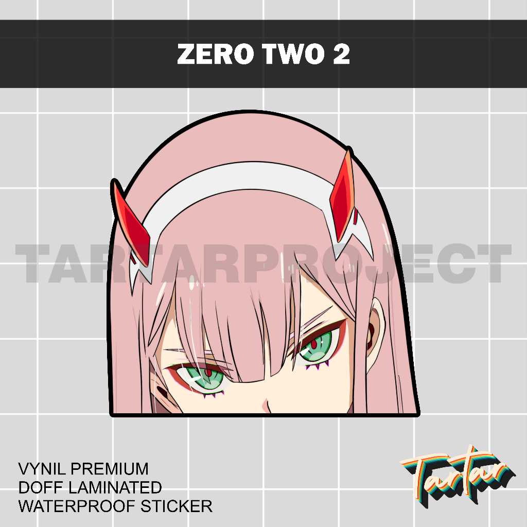 Jual Sticker Stiker Vinyl - Peeker Anime Zero Two 2 | Shopee Indonesia