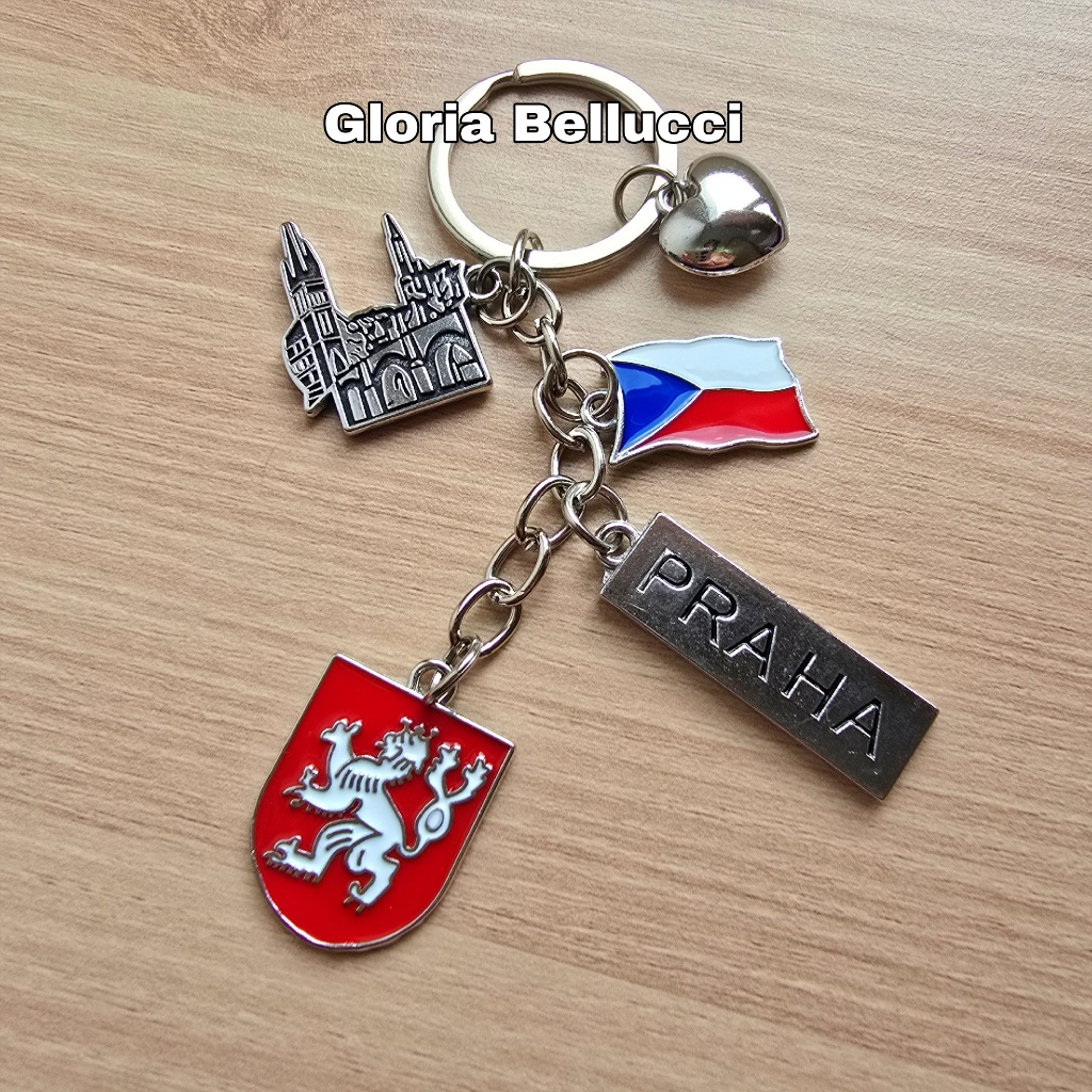 Jual gantungan kunci praha prague keychain souvenir oleh oleh negara ...