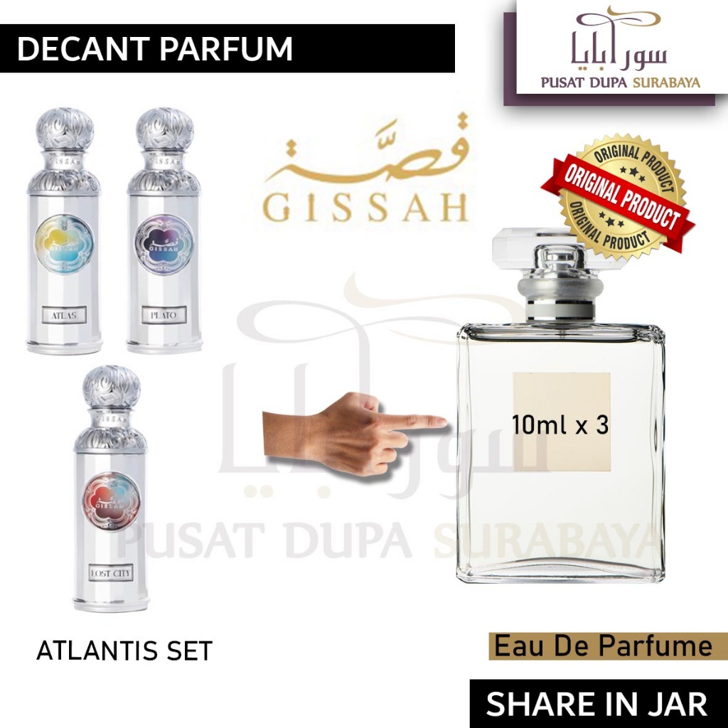 Jual Parfum Arab Premium Atlantis Set Atlas-Plato-Lost City by
