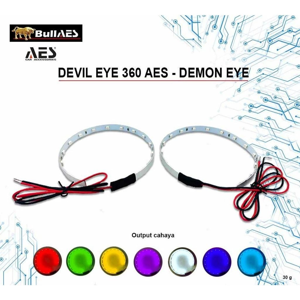 Jual Lampu Led Devil eye 360 Derajat Demon Eyes Billed | Shopee Indonesia