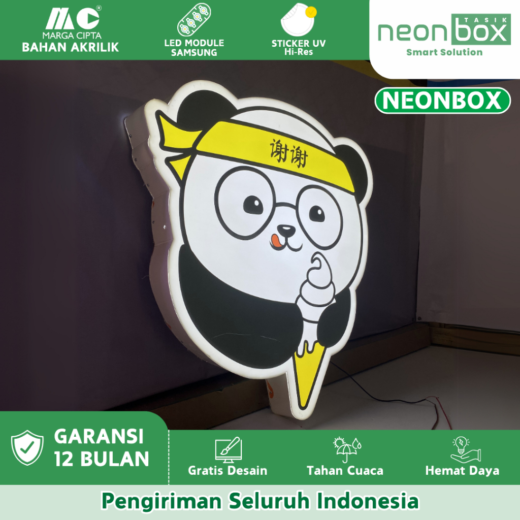 Jual Neon Box Custom Neon Box Cutting 2 Sisi Neon Box Akrilik Neonbox ...