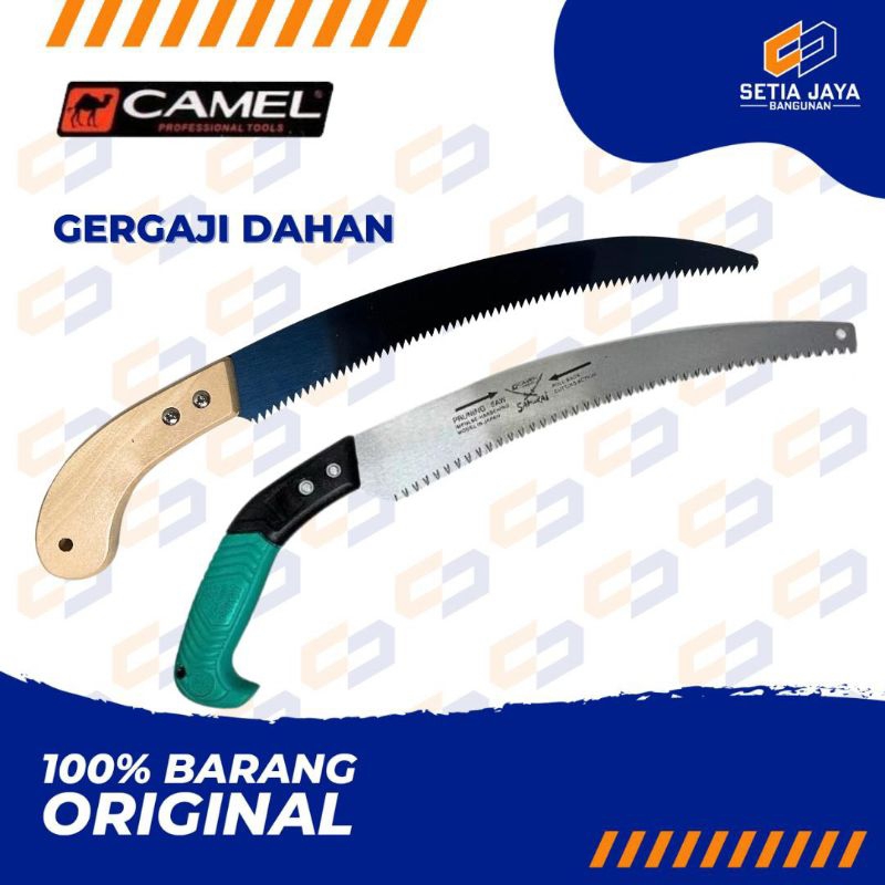 Jual Gergaji Kayu / Dahan / Pohon / Ranting Camel Gagang Karet 13 Inch ...