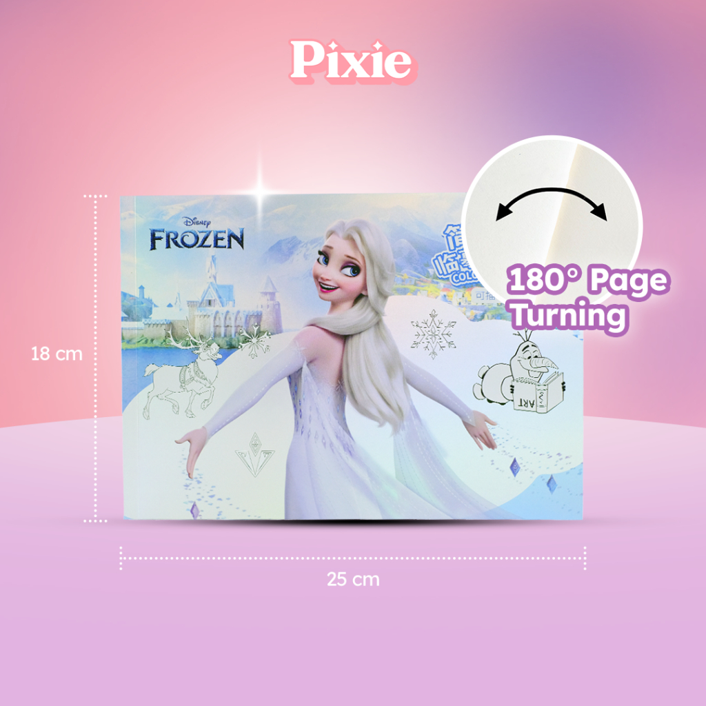 Jual PIXIE X DISNEY | Coloring Book Frozen Edition Original Disney ...