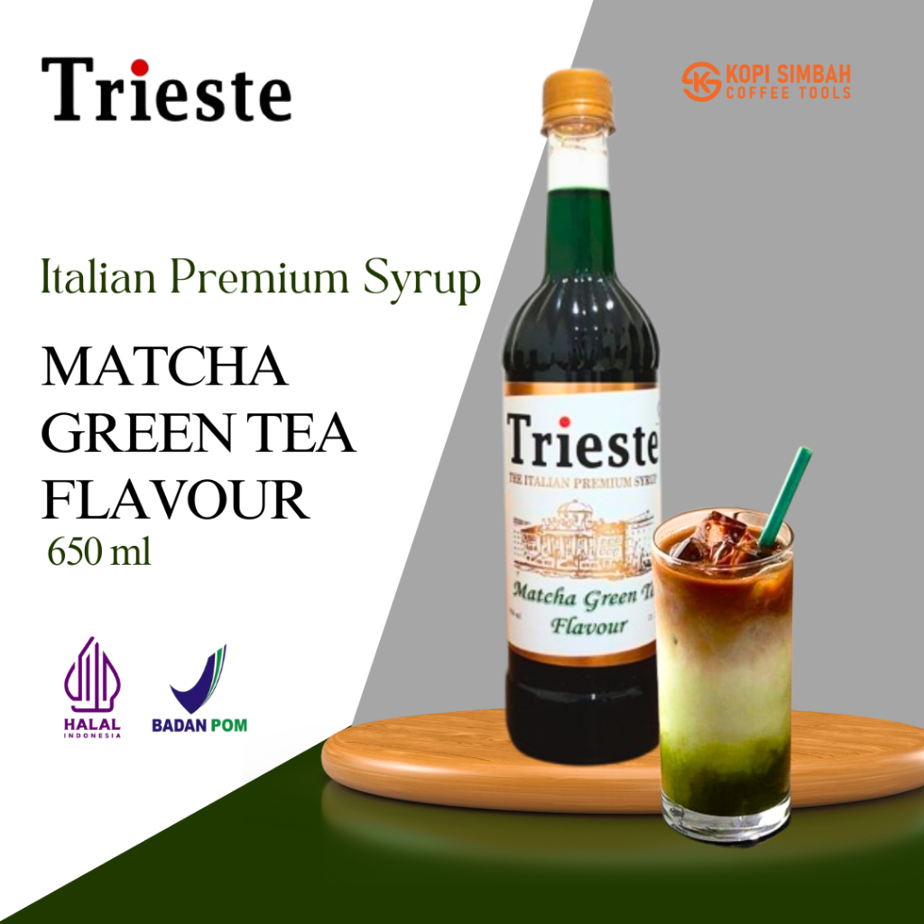 Jual Trieste syrup rasa Matcha Green Tea Minuman Sirup Premium Italia ...