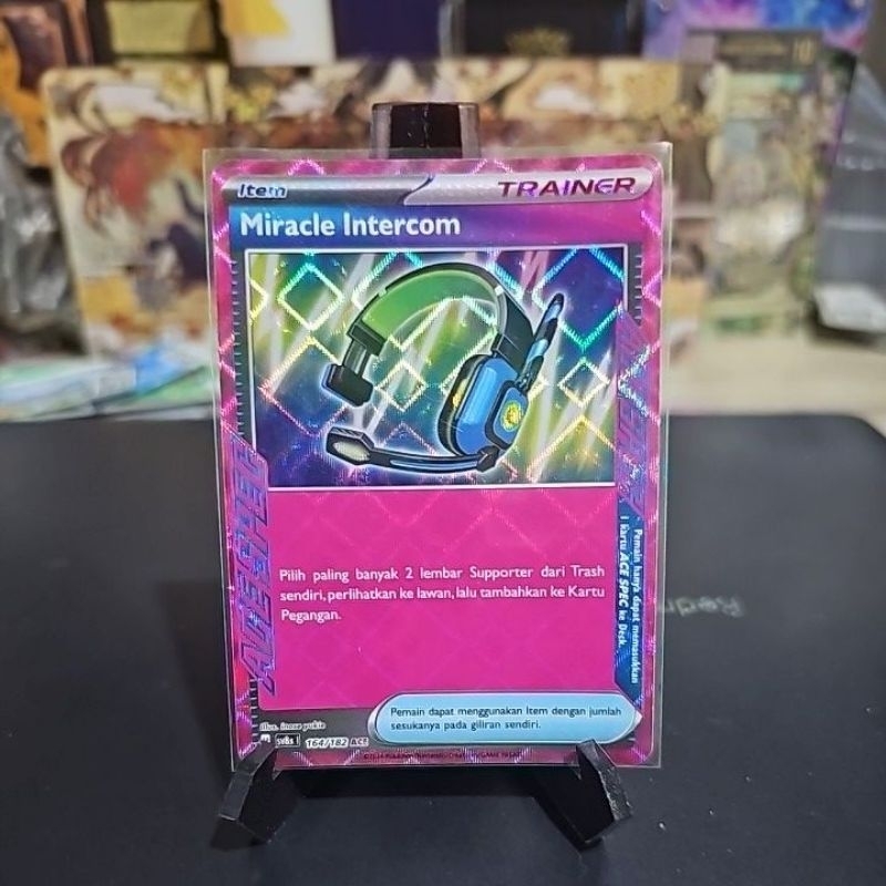 Jual miracle intercom original ace pokemon tcg indonesia asli | Shopee ...