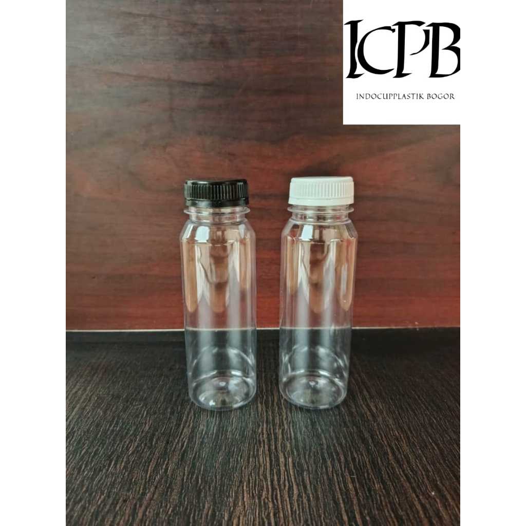 Jual Botol Kale 250 ml Clear (18 gram) / Botol Plastik 250ml PET, Tutup ...