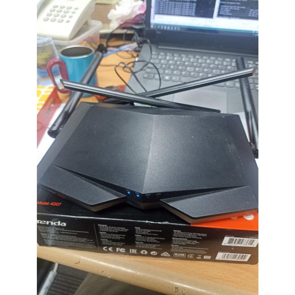 Jual TENDA AC6 HIGH POWER ROUTER/ WALL KILLER ROUTER/GIGABIT ROUTER ...