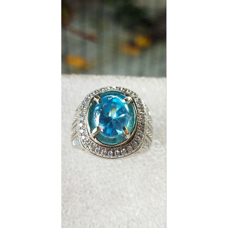 Jual permata Aquamarine catam | Shopee Indonesia