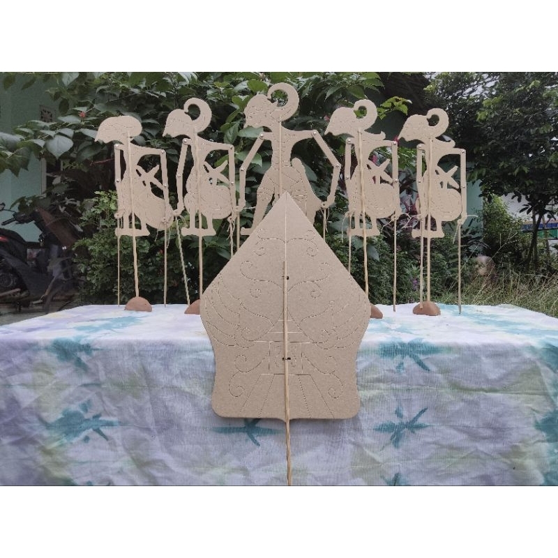Wayang kertas PANDAWA (beli banyak harga GROSIR) | prakarya edukasi anak TK, SD, SMP, SMA