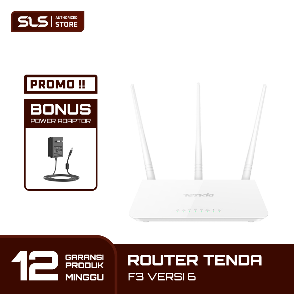 Jual Router Tenda F3 V6 Wireless Router WiFi 300Mbps Bekas | Shopee ...