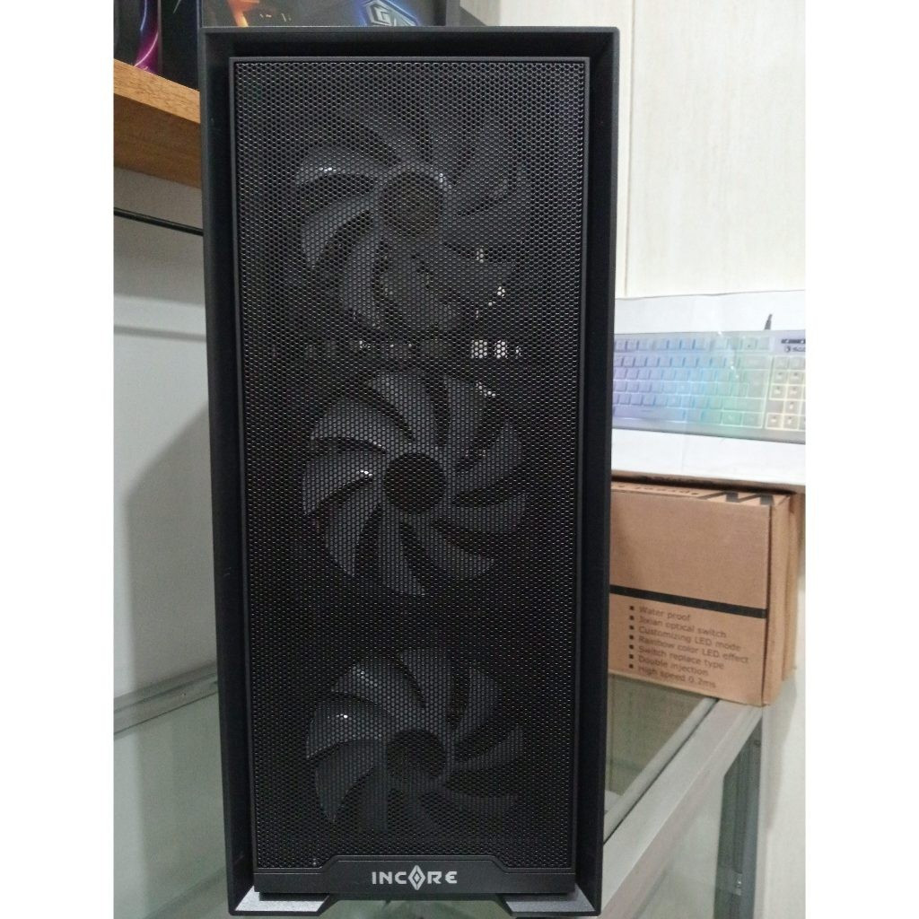 Jual Casing PC Incore TERRA Inc-333 Case Komputer Gaming with 4 Fan RGB ...