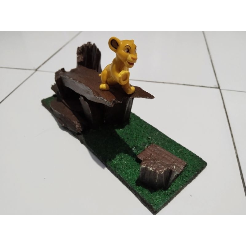 Jual Lion King Mufasa Simbah Disney Singa Anak Singa Diorama Singgasana ...