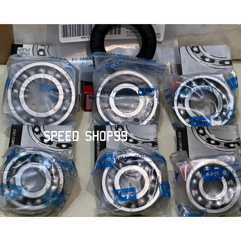 Jual Bearing Laher rasio set 6PCS Koyo+Sil roda 2DP NMAX 155 OLD NMAX ...