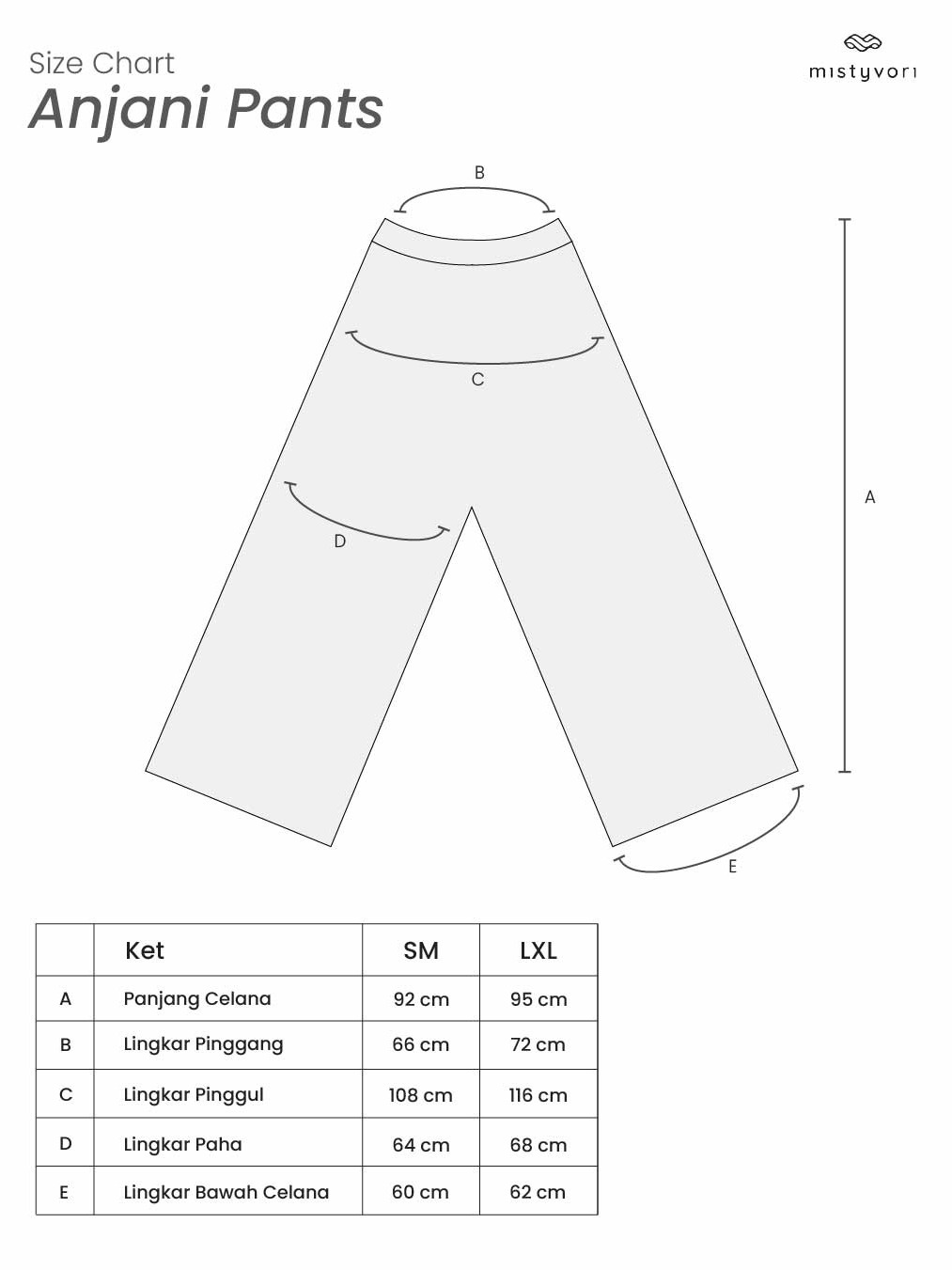 Product image MISTYVORI | Anjani Pants Wanita Cotton Jaguard Premium 5