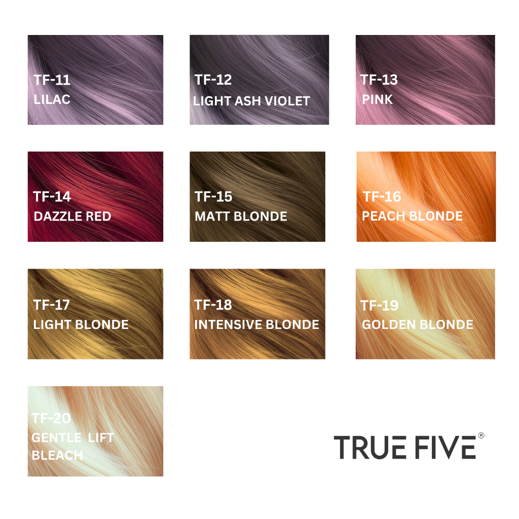 Jual TRUE FIVE Light Ash Violet [TF 12] Fashion Hair Color 100ml ...