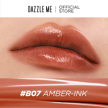 Dazzle Me Ink Gloss Lip Tint Liptint Watery Ink Gel Moist Hydrating Glossy Plumpy Finish Stained
