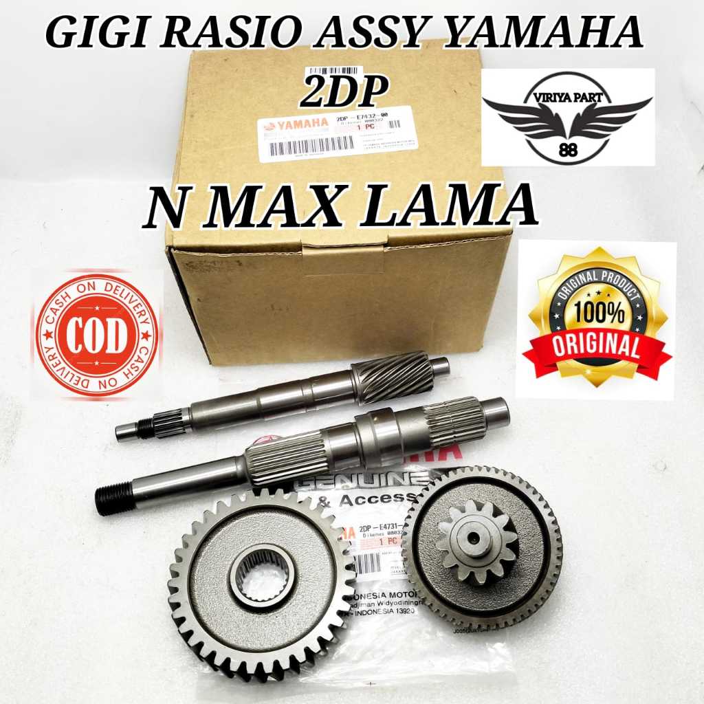 Jual GIGI GEAR RASIO SET KOMPLIT 4 ITEM YAMAHA 2DP KUALITAS ASLI ...