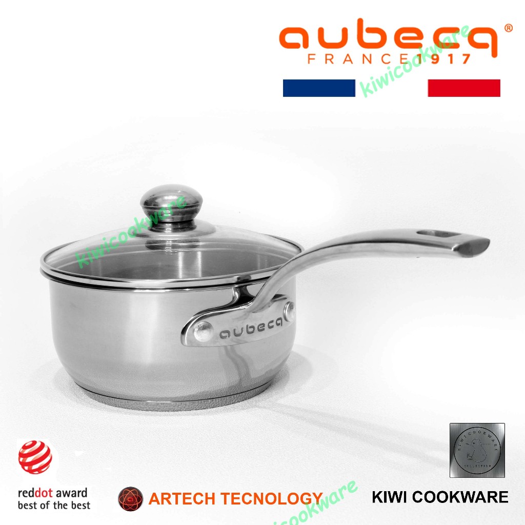 Sauce Pan 16cm 1,5liter Panci Susu Stainless Steel Premium Ekspor Brand Aubecq L - foto 2