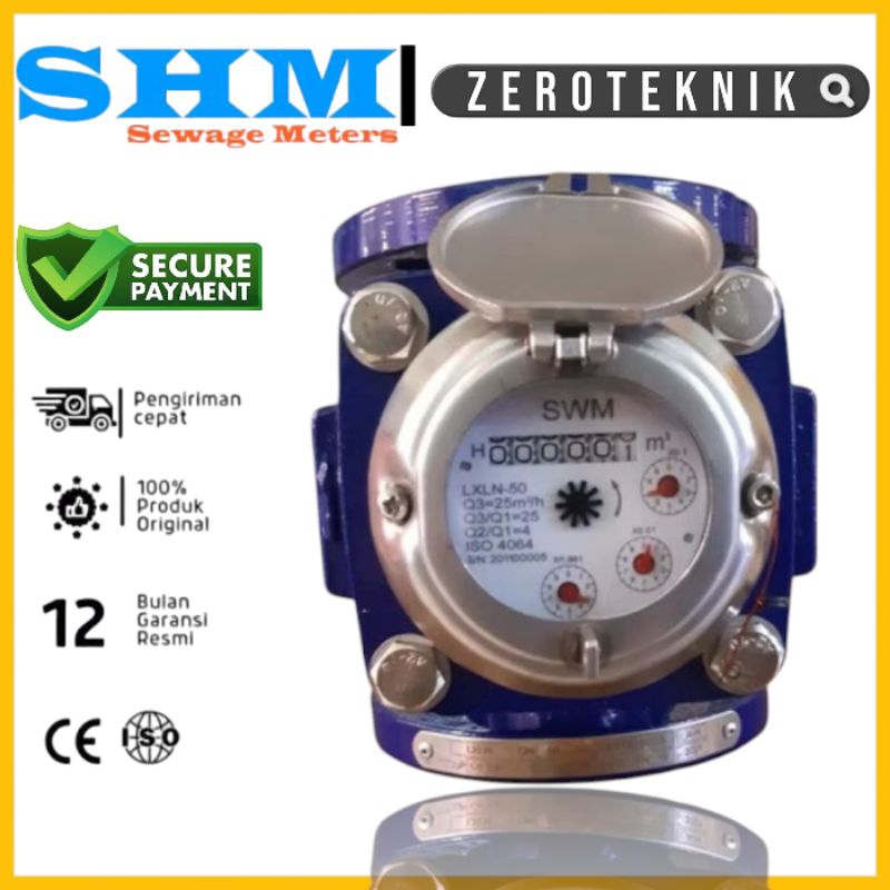 Jual Meteran Air Limbah Flowmeter SWM 3 Inchi Water Meter Limbah Swm 3 ...