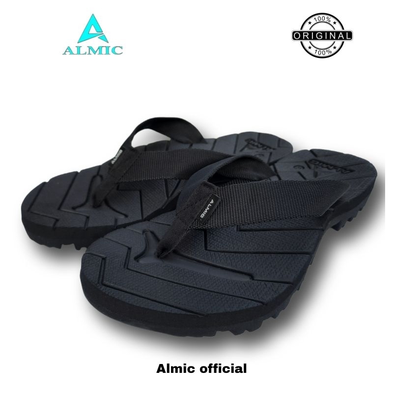 ALMIC-Sandal Jepit Gunung Adventure edge Original Sendal Jepit Outdoor pria wanita karet anti slip untuk Hiking traveling