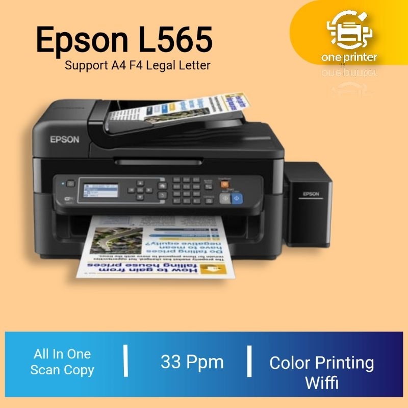 Jual Printer Epson L565 Wiffi Multifungsi All In One Secon Siap Pakai ...