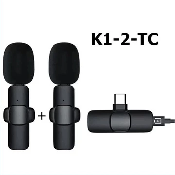 MeTiKo Mic Mikrofon Nirkabel HP Video Lavalier Microphone Portable Mic Wireless Berkendara