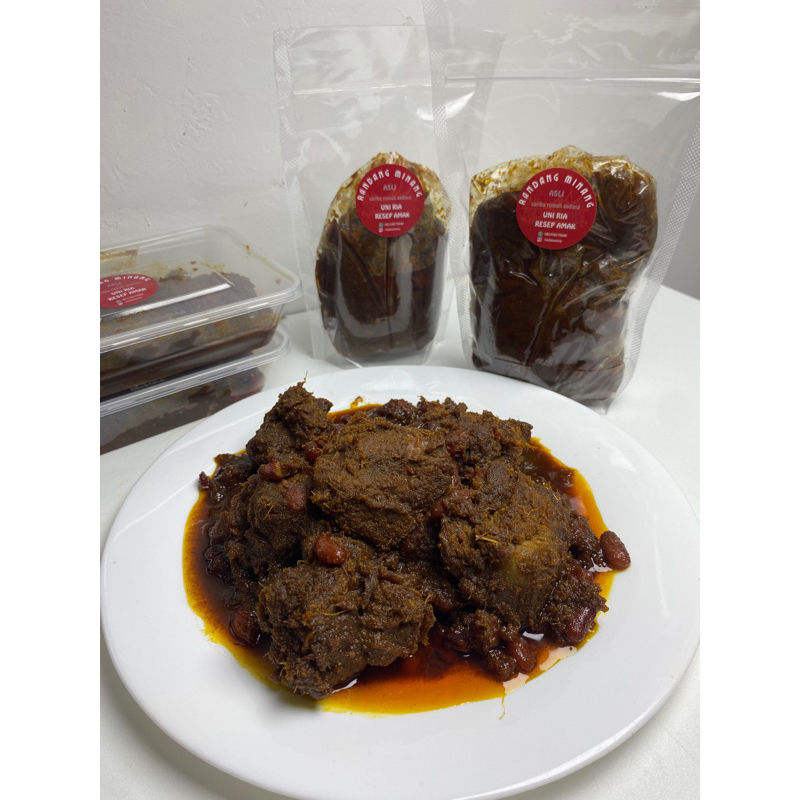 Jual Rendang daging Sapi Khas 1 KG- Randang Minang sungaipagu -Randang ...