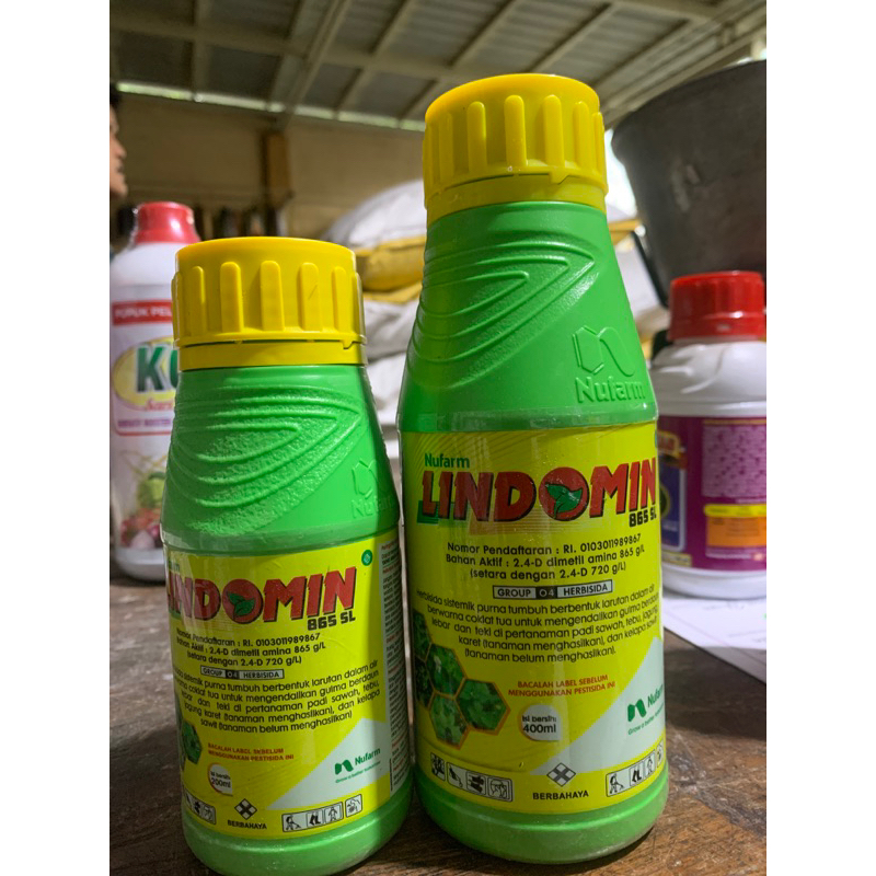 Jual LINDOMIN 865 SL Herbisida untuk mengendalikan gulma berdaun lebar ...