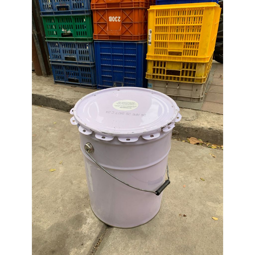 Jual Palken Besi Ember Pail Besi Tong Ember Palken 20liter sudah bersih ...