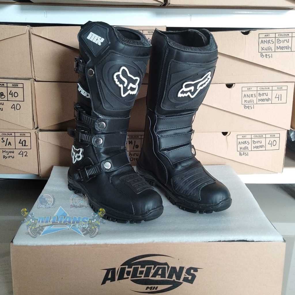 Jual SEPATU TRAIL SEPATU TRABAS SEPATU GUNUNG SEPATU ENDURO MX HITAM ...