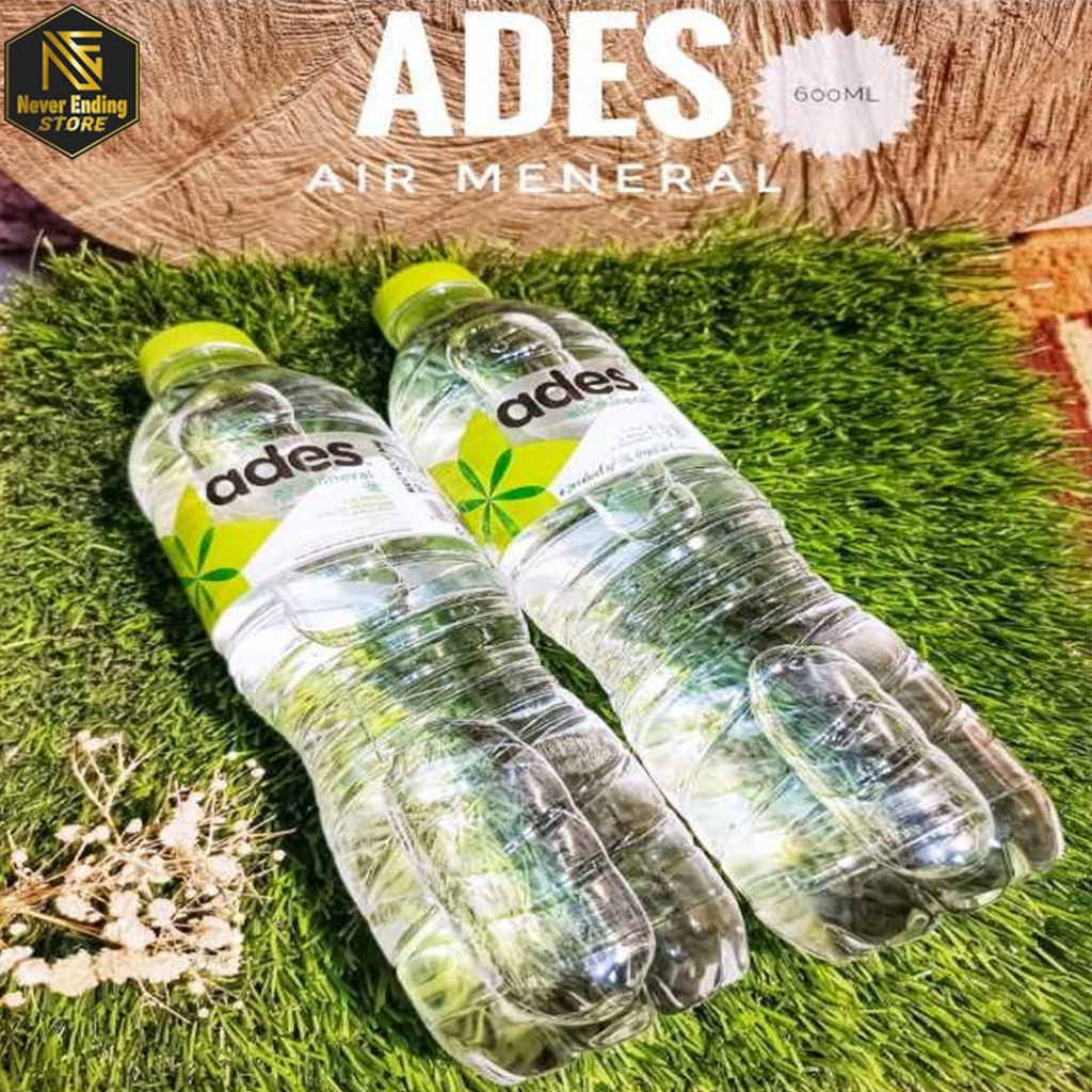 Jual Ades Minum Mineral 600ml kemasan Botol | Shopee Indonesia