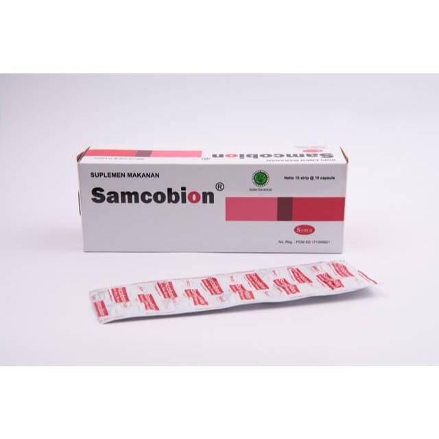 Jual Samcobion 1 STRIP ISI 10 KAPSUL - Suplemen Multivitamin, Asam ...