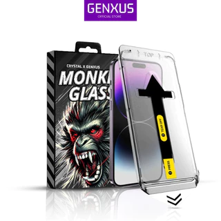 Genxus Tempered Glass Clear/Privacy Glossy Auto Align Tech Anti Gores Screen Protector Full for iPhone X XR 15 PRO MAX 15 PLUS 14 PLUS 14 PRO MAX 13 PRO MAX 12 PRO MAX 11 PRO MAX 16 16 PROMAX Screen Guard Gorillas Glass