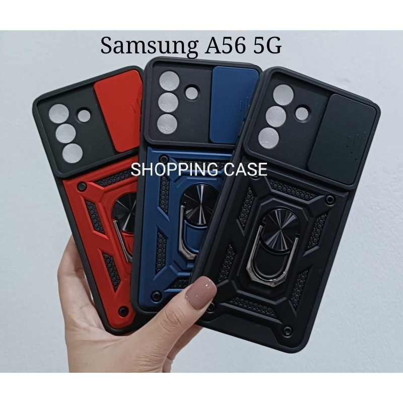 Jual CASING ARMOR TRANSFORMER SAMSUNG A56 5G CASE IRON AMROR SLID+RING ...