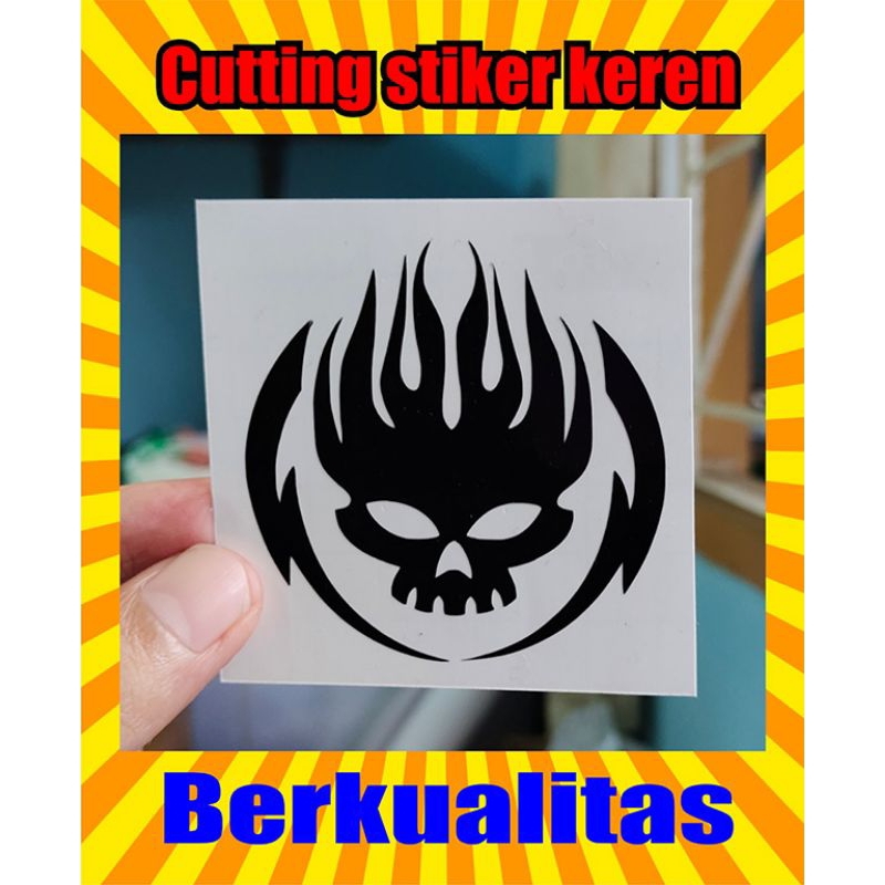 Jual stiker cutting punisher api sticker keren | Shopee Indonesia