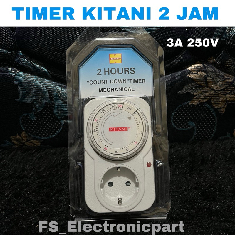 Jual Timer Kitani 2 jam 3A 250V | Shopee Indonesia