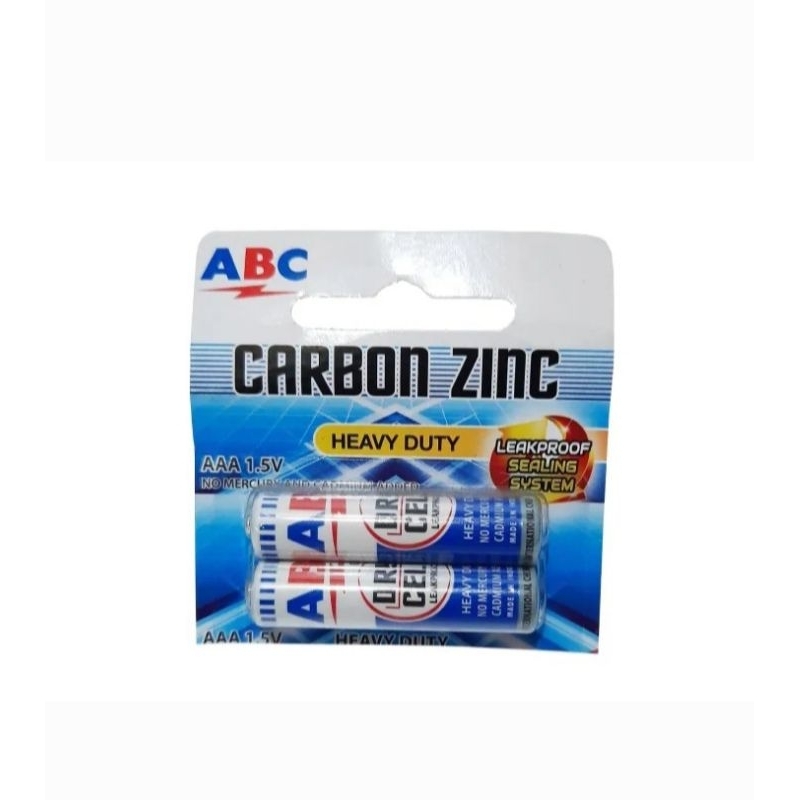 Jual Baterai ABC AAA A3 isi 2 / R03 BIRU 1,5V isi 2 Pcs | Shopee Indonesia