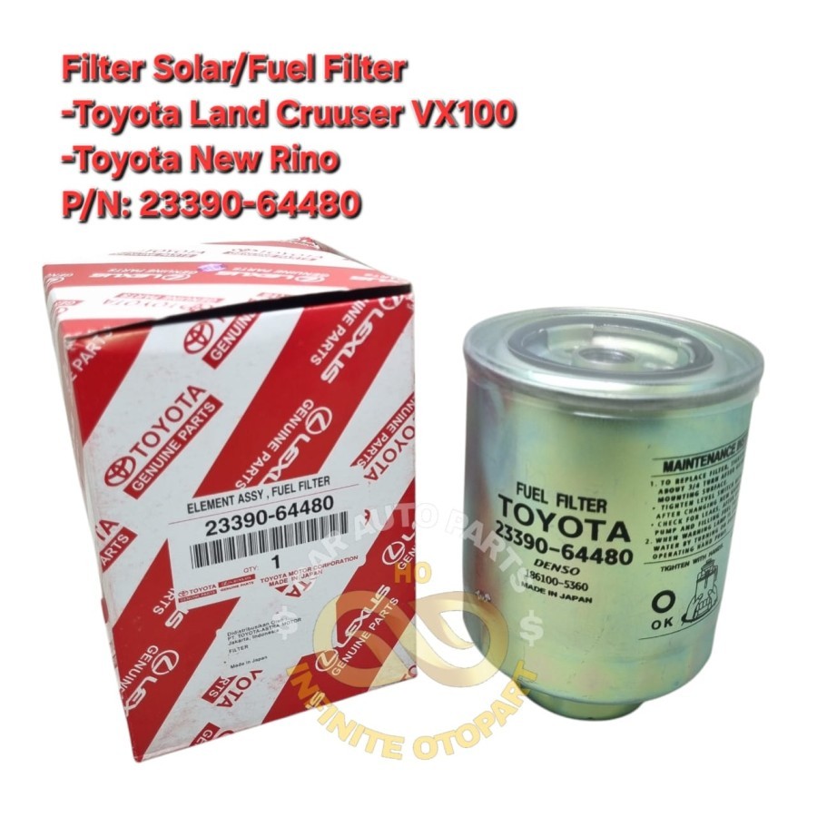 Jual FUEL FILTER SARINGAN SOLAR TOYOTA LAND CRUISER PRADO HILUX SURF ...