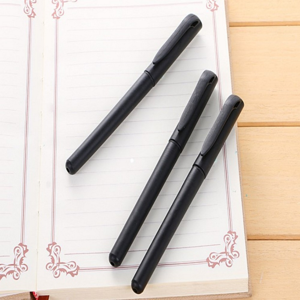 Jual Pena Alat Tulis Kantor Sekolah Pens Black / Pulpen Hitam 0.7mm ...