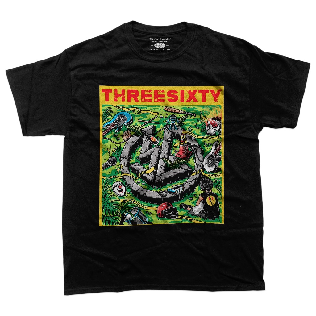 Jual T-shirt Bootleg Band Skate Punk THREESIXTY Artwork Stone | Shopee ...