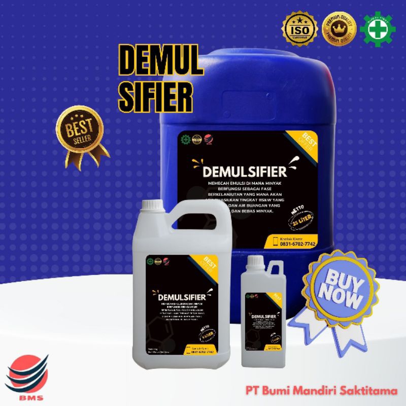 Jual DEMULSIFIER 1 L | EFEKTIF MEMISAHKAN EMULSI MINYAK DENGAN AIR ...