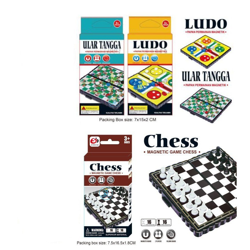Jual Mini Ludo / Papan Permainan Magnetik Ludo / Mini Boards Game ...