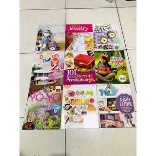 ( PROMO BUKU MURAH ORIGINAL ) BUKU KREASI / KETERAMPILAN / Kumpulan Kreasi Menarik / Membuat 50 Kreasi Aksesoris Cantik / Obral Kreasi Original Murah Meriah