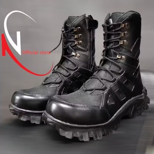 Jual SEPATU PDL MURAH BERKUALITAS SEPATU PDL SAFETY RAIDERS TNI POLRI ...