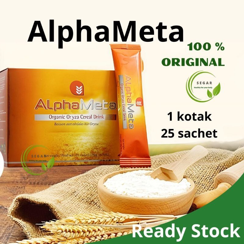 Jual Alphameta Original Isi 25 Sachet Original Rice Makanan Nutrisi Sel ...