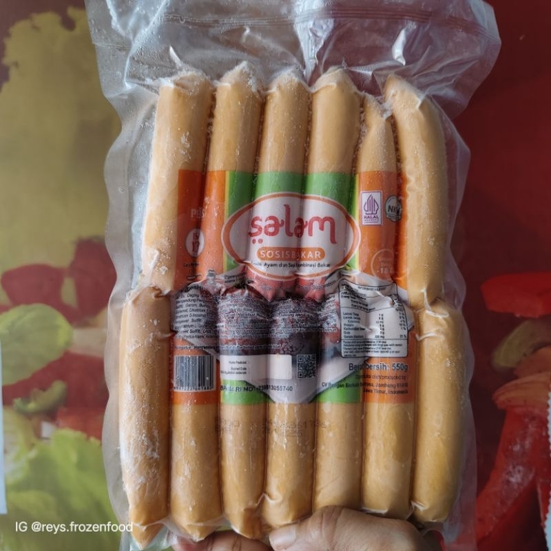 Jual Salam Sosis Bakar 550 gram isi 13pc | Shopee Indonesia