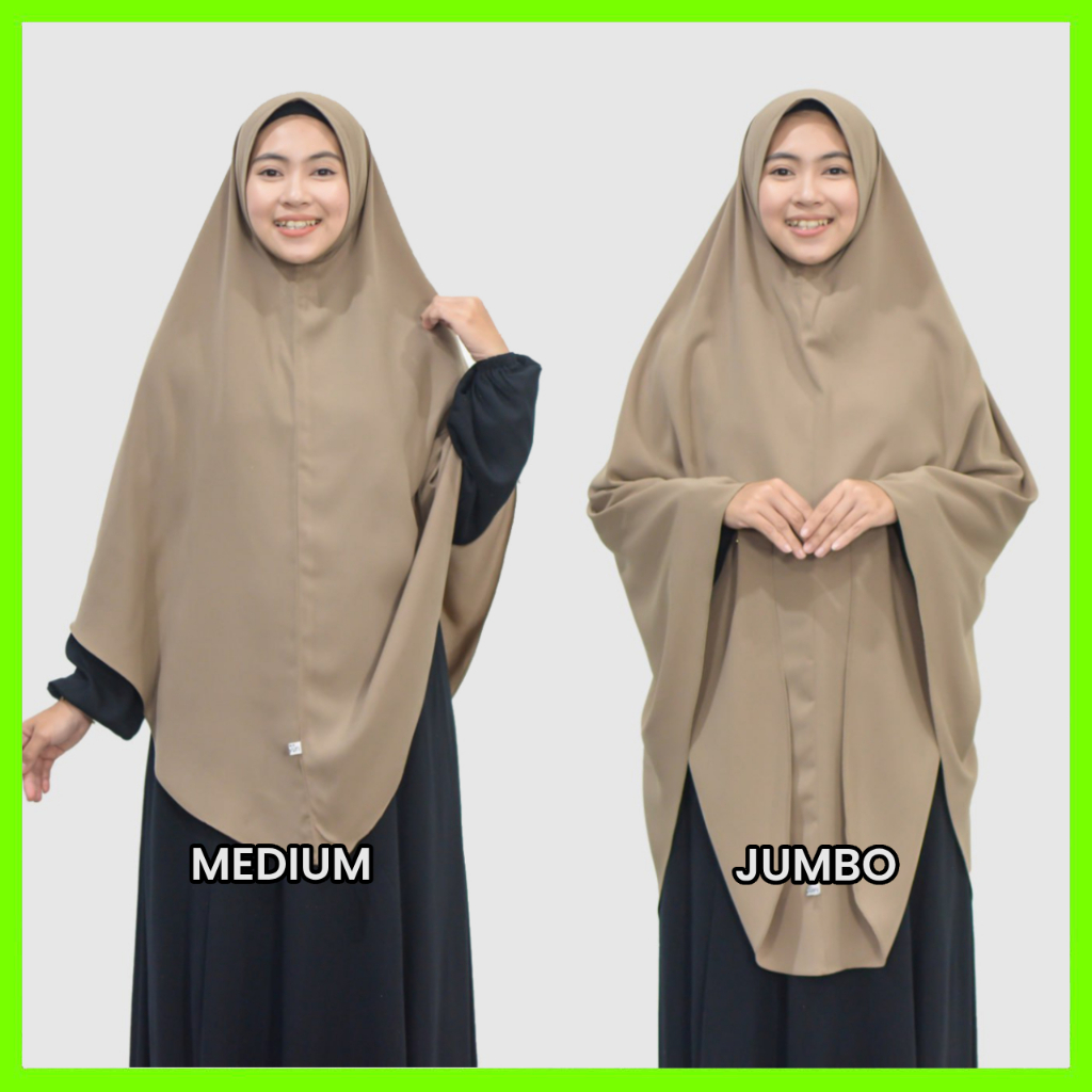 Jual Bergo Harian Jumbo Bahan Wolfis Adem Desain Polos Non Pad Tidak ...